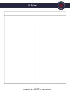3E T-Chart
